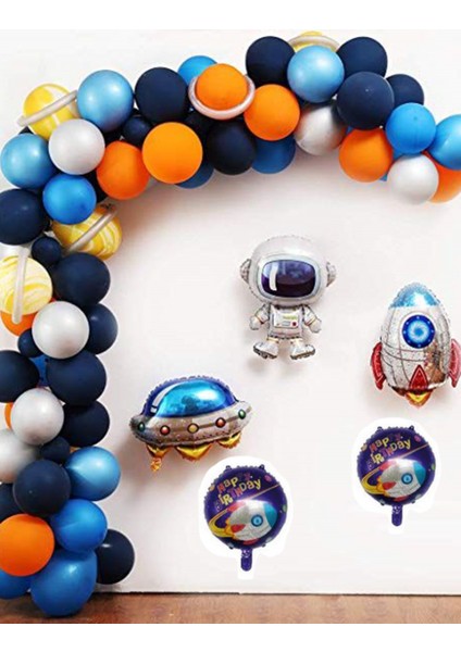 Astronot Temalı Balon Zincir Seti
