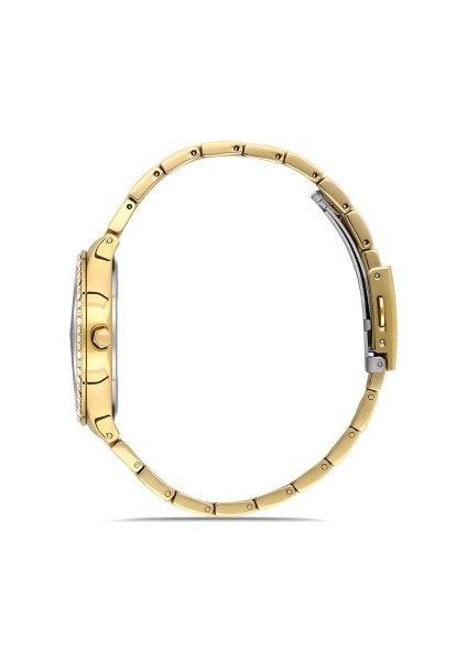 FL21467A-B4 Quartz Çelik Altın Rengi 35 mm Kadın Kol Saati modelleri