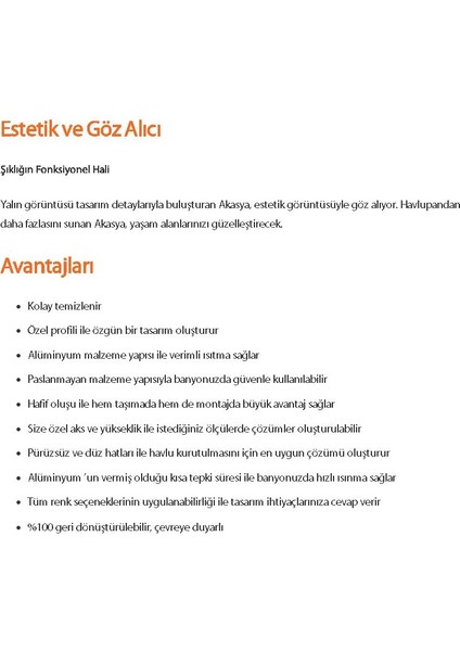 Akasya Alüminyum Havlupan modelleri