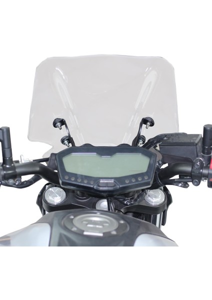Yamaha MT-07 2018-2020 Uyumlu Ön Cam Şeffaf 42 cm