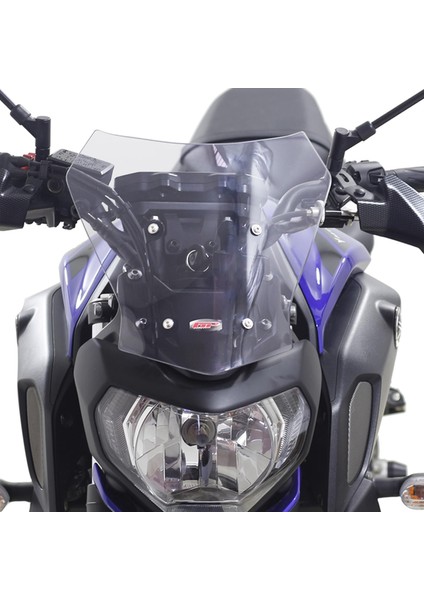 Yamaha MT-07 2018-2020 Uyumlu Spor Ön Cam Şeffaf 30 cm