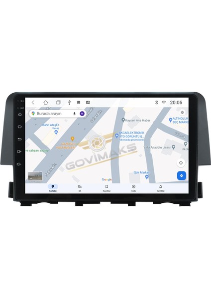 Honda Civic Fc5 2016 - 2021 6 GB Ram 128 GB Hafıza Androıd Multımedıa Teyp modelleri