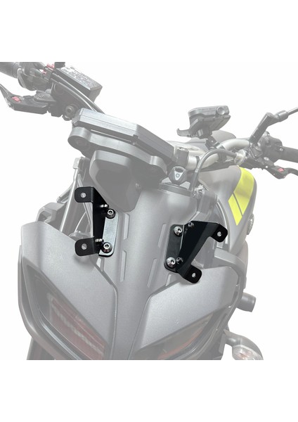 Yamaha MT-09 2017-2020 Uyumlu Ön Cam Şeffaf 32 cm