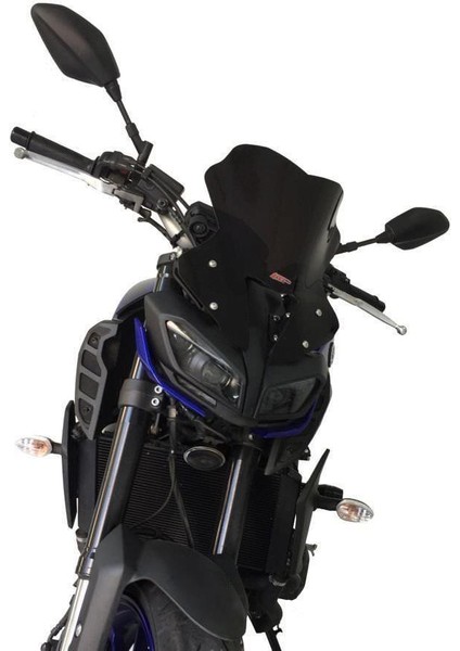 Yamaha MT-09 2017-2020 Uyumlu Ön Cam Şeffaf 32 cm