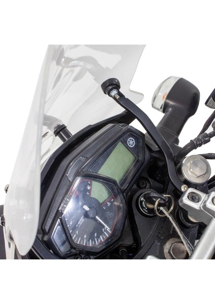 Yamaha MT-25 2015-2019 Uyumlu Tur Camı Siyah 47 cm