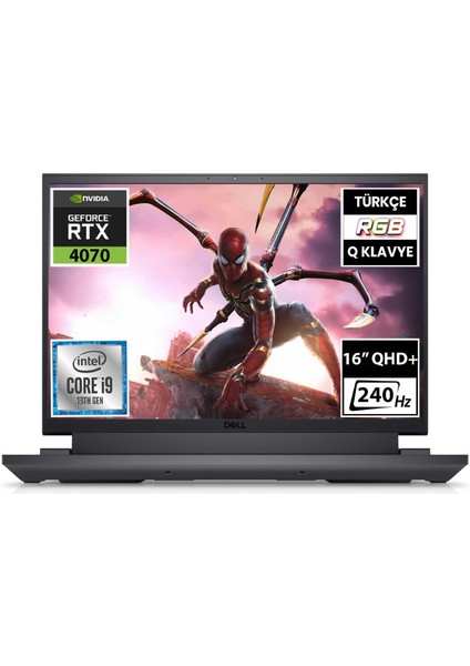 Gaming G16 7630 G76302401024U01 I9-13900HX 32GB 512SSD+1TBSSD RTX4070 16" Qhd+ Freedos Taşınabilir Bilgisayar