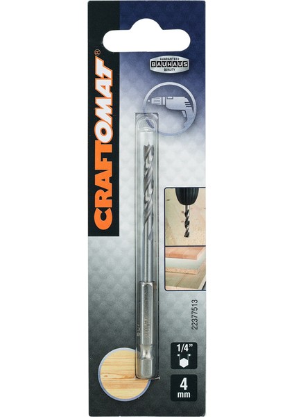 Yılan Ahşap Matkap Ucu 4 mm 1/4hex