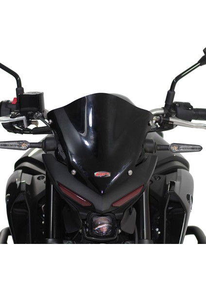 Yamaha MT-25 2020-2024 Uyumlu Spor Cam Siyah 24 cm fiyatları