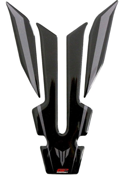 Yamaha MT-25 2015-2023 Uyumlu İnce Tank Pad Siyah-Gri