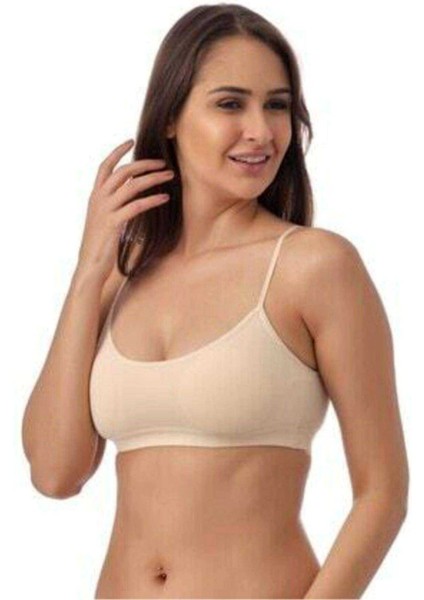 Pedli Ip Askılı Siyah ve Ten Rengi Büstiyer 2 Adet modelleri