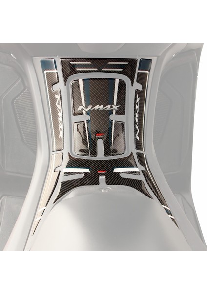 Yamaha NMAX 125 / 155 2021-2024 Uyumlu Tank Pad Seti Kırmızı modelleri
