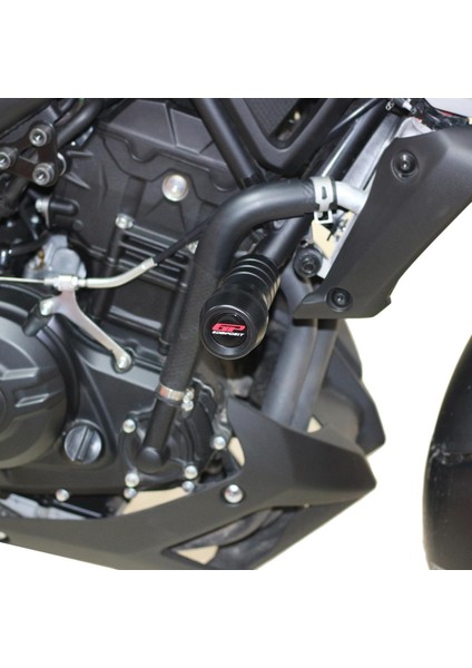 Yamaha MT-25 2015-2024 Uyumlu Motor Koruma Takozu Siyah