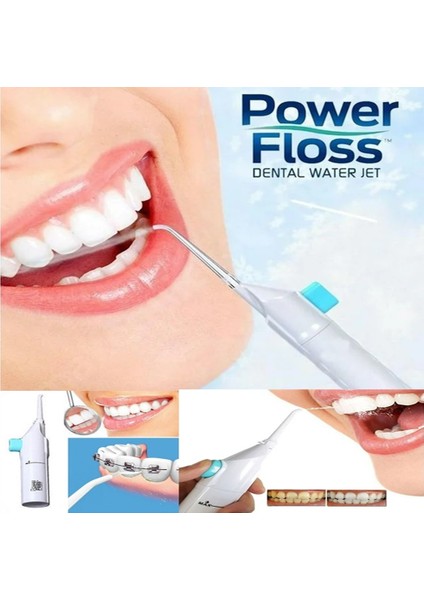 Diş Ağız Duşu Turbo Power Dental Water Jet Kablosuz Ağız Duşu Pilsiz Şarjsız Dertsiz Ağız Duşu