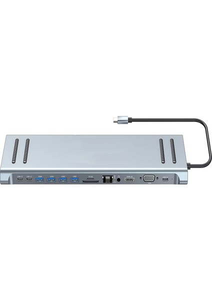 W28 14 In 1 Usb-C Çok Işlevli Bağlantı Istasyonu