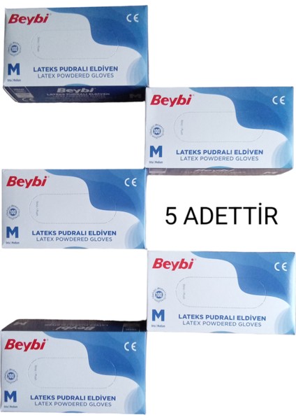 M Beden Pudralı ELDIVEN(5Adet)
