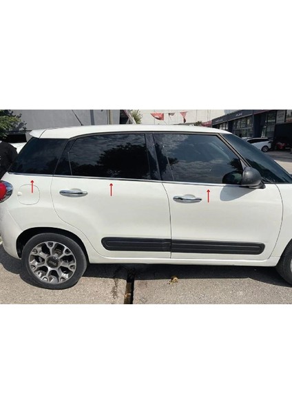 Fiat 500L Krom Cam Çıtası 6 Parça 2013> Paslanmaz Çelik