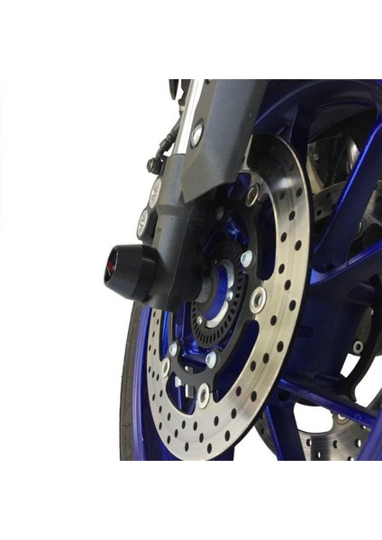Yamaha MT-09 2013-2016 Uyumlu Ön / Arka Aks Koruma Takozu Siyah