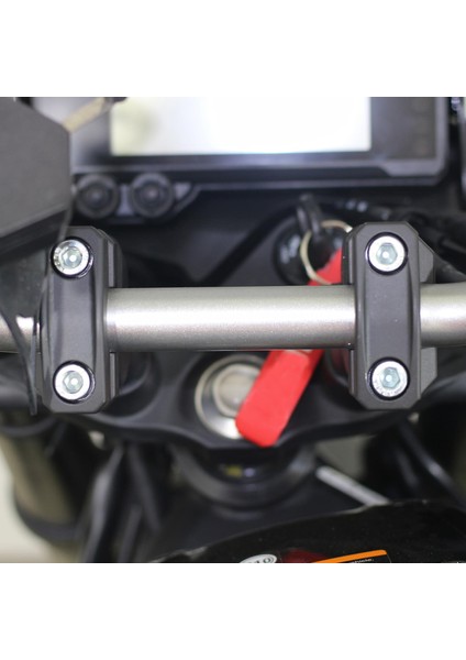 Yamaha MT-25 2017-2024 Uyumlu Gidon Yükseltme 22mm Siyah