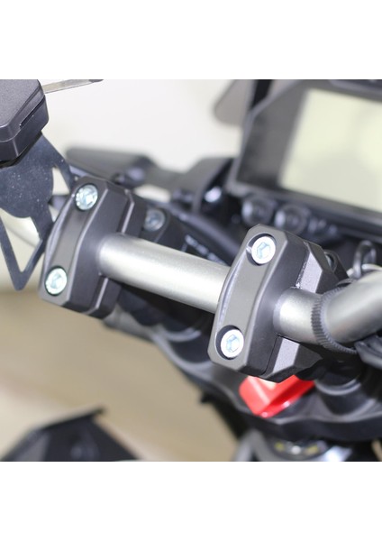 Yamaha MT-25 2017-2024 Uyumlu Gidon Yükseltme 22mm Siyah