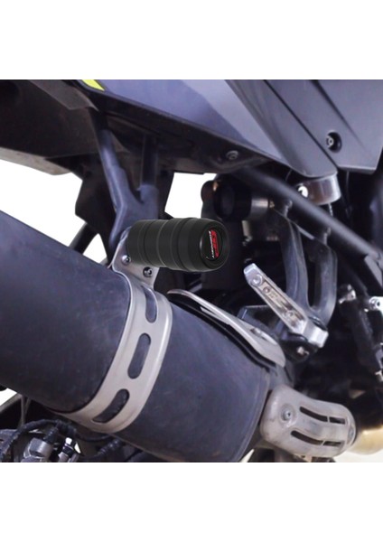 Yamaha Tenere 700 2019-2023 Uyumlu Egzoz Koruma Takozu Siyah