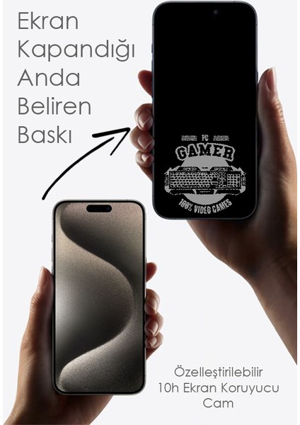 Gammer Baskılı Iphone Uyumlu Ekran Korucu Cam