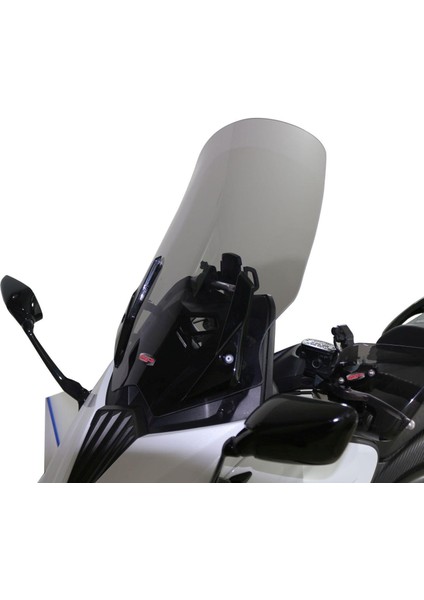 Yamaha Tmax 2015-2018 Uyumlu Tur Camı Şeffaf 59 cm