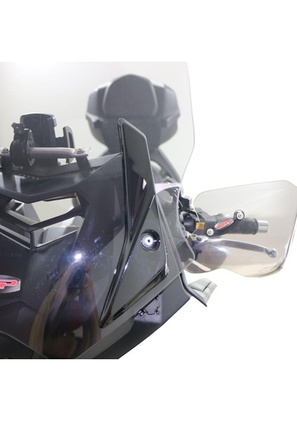 Yamaha Tmax 2015-2018 Uyumlu Tur Camı Şeffaf 59 cm