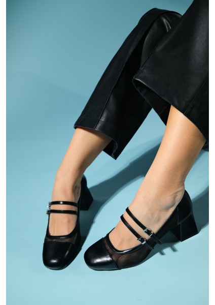 Scots Siyah Kadın Kalın Topuklu Ayakkabı fiyatları