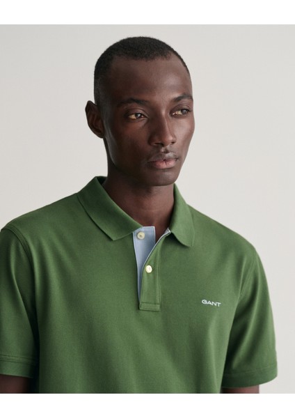 Erkek Yeşil Regular Fit Polo 2062026.313