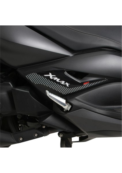 Yamaha XMAX 2018-2022 Uyumlu Yan Pad Seti Siyah-Karbon