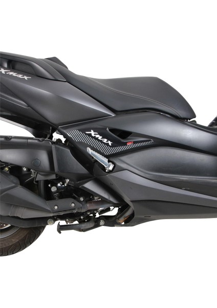 Yamaha XMAX 2018-2022 Uyumlu Yan Pad Seti Siyah-Karbon
