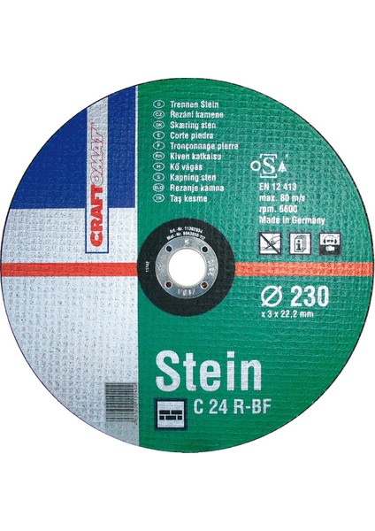 Kesici Disk 230 mm Taş Yeşil