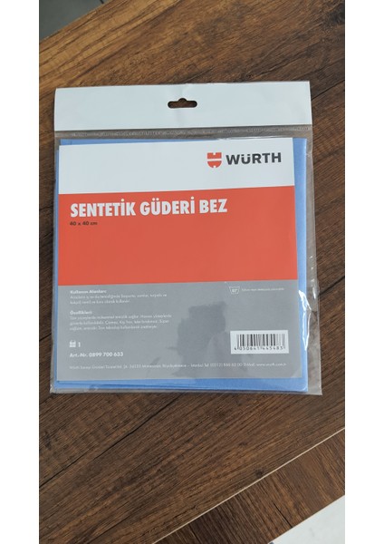 4' Lü Eko Paket 40X40 cm Sentetik Güderi Bez 170 Gr.