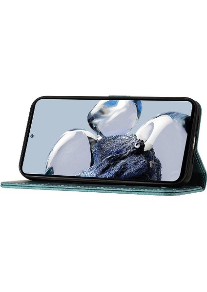 Xiaomi 12T/12T Pro Kabartmalı Kelebek Kedi Kart Cep Flip Folio (Yurt Dışından) fırsatları