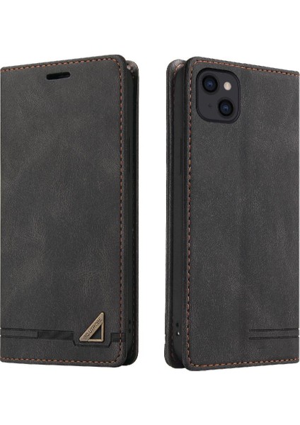 IPhone 15 Için Kılıf Pro Iki Kart Yuvaları Premium Deri Premium Deri (Yurt Dışından)