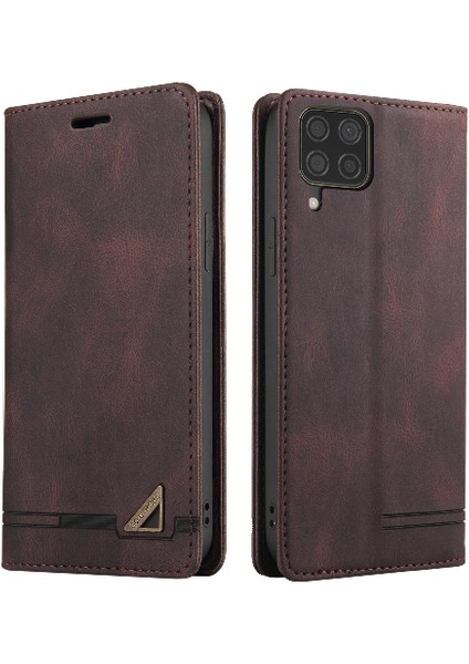 Huawei P40 Lite Kickstand Premium Deri Premium Deri Iki (Yurt Dışından)