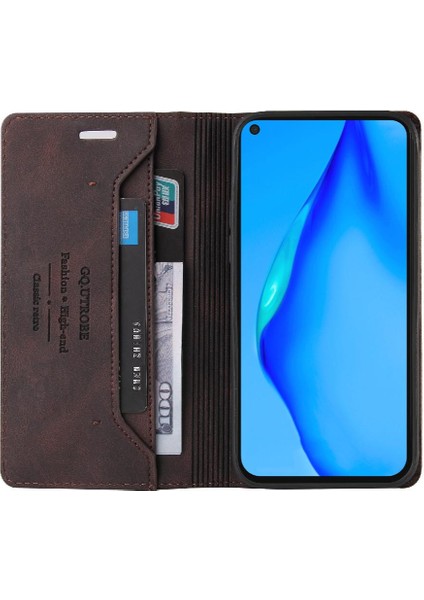 Huawei P40 Lite Kickstand Premium Deri Premium Deri Iki (Yurt Dışından) indirimleri