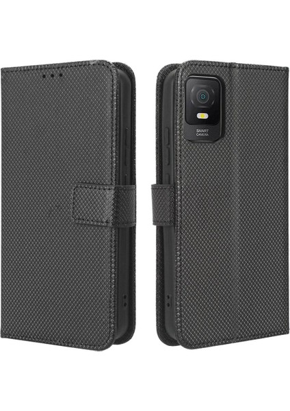 Tcl 403 Kapak Kart Tutucu Manyetik Cüzdan Kickstand Için Kılıf (Yurt Dışından)