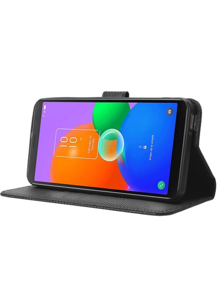 Tcl 403 Kapak Kart Tutucu Manyetik Cüzdan Kickstand Için Kılıf (Yurt Dışından)