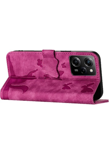 Xiaomi Redmi Için Not 12 Pro 5g Kabartmalı Kelebek Kedi Tutucu Kapak (Yurt Dışından) fırsatları