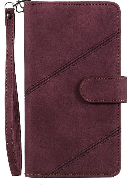 Xiaomi Redmi Için Not 10 Pro Max Bileklik Cüzdan Çevir Folio Pu Kart (Yurt Dışından)
