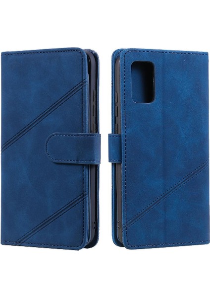Samsung Galaxy A02S Için Kılıf Cüzdan Flip Folio Bileklik Kart Tutucu Pu (Yurt Dışından)
