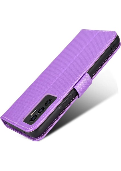 Vivo V23E 4g/5g Manyetik Cüzdan Kart Tutucu Kapak Kickstand Için Kılıf (Yurt Dışından) modelleri