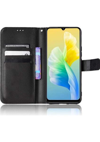 Vivo V23E 4g/5g Manyetik Cüzdan Kart Tutucu Kapak Kickstand Için Kılıf (Yurt Dışından) modelleri