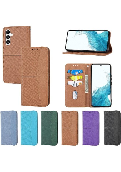 Samsung Galaxy A25 El Cüzdan Pu Deri Kapak Çevirin Folio Kitap (Yurt Dışından)