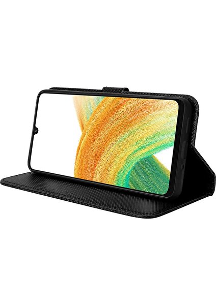 BDT Market Samsung Galaxy A23 5g Için Kılıf Kapak Manyetik Cüzdan Kart Tutucu Kickstand (Yurt Dışından)