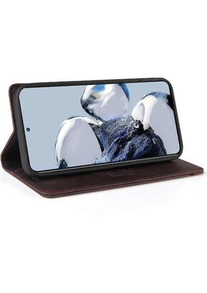 Xiaomi 12T Iki Kart Yuvaları Premium Deri Kickstand Premium (Yurt Dışından) fırsatları