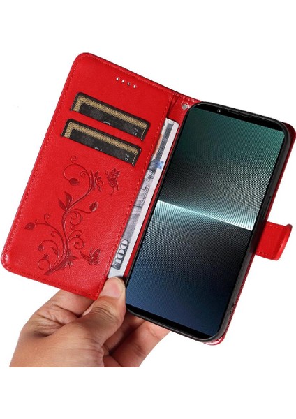 Sony Xperia 1V Kabartmalı Kelebek El ile Yüksek Kaliteli Deri Kılıf (Yurt Dışından) indirimleri