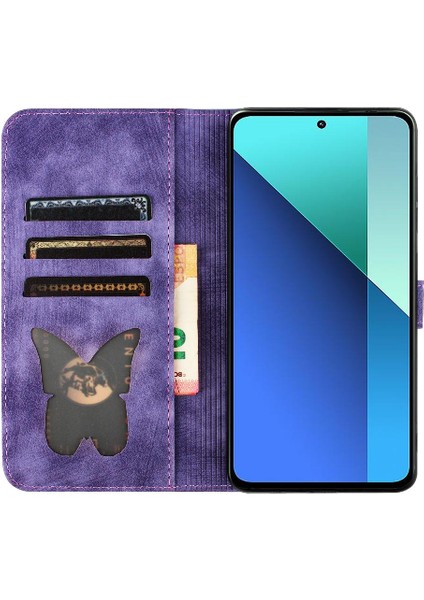 Xiaomi Redmi Için Not 13 Pro 4g Flip Folio Cüzdan Kılıf Kart Cep (Yurt Dışından)