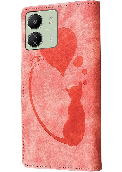 Xiaomi Redmi Için Kılıf 13C 4g/5g Kart Cep Cüzdan Kılıf Tutucu Kapak (Yurt Dışından)